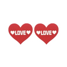 NPG - Love Nipple Covers - Red photo