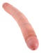 King Cock - 12" 修长双头仿真阳具 - 肉色 照片-4