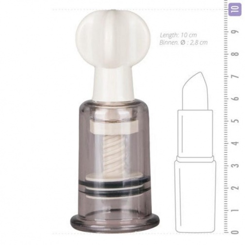 Easytoys - 陰蒂及乳頭吸啜器2件套裝 細碼 - 白色 照片