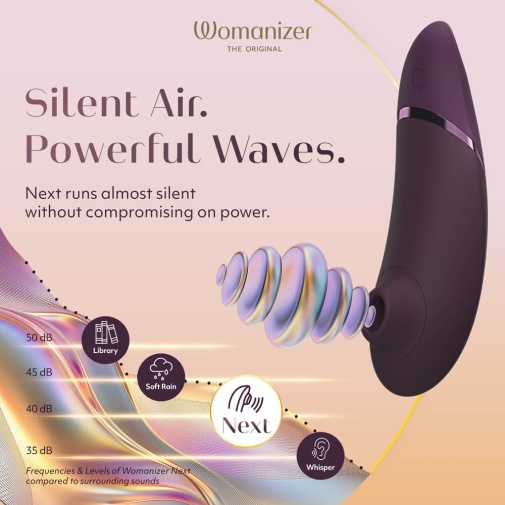 Womanizer - Next 陰蒂吸啜器 - 暗紫色 照片