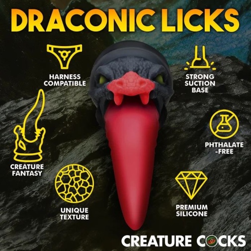 Creature Cocks - Dragon Roar 龍嘯仿真陽具 - 紅色 照片