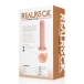 RealRock - 8" Rotating Vibro Curve Dildo - Flesh photo-8