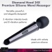 Wand Essentials - 24X Diamond Head Massager - Black photo-6
