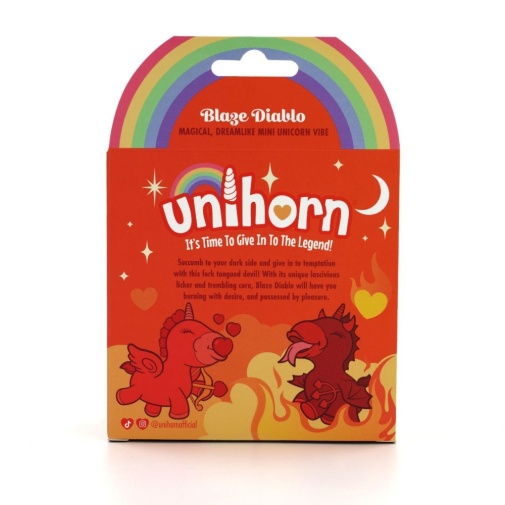 Unihorn - Blaze Diablo Clitoral Vibe - Red photo