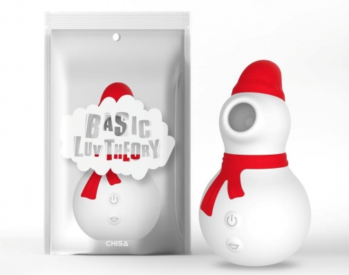 Chisa - Snowman Sucking Massager - Red photo