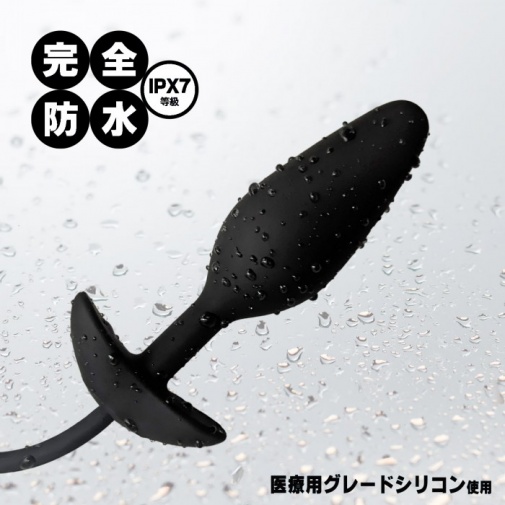 SSI - 遙控 後庭震動器 中碼 - 黑色 照片