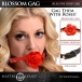 Master Series - Blossom Rose Gag - Red photo-4