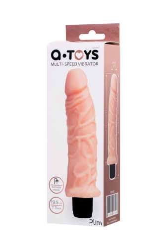 A-Toys - Vibro Dildo 19.5cm - Flesh photo