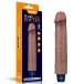 Lovetoy - 9" 超柔软仿真震动假阳具 - 啡色 照片-14