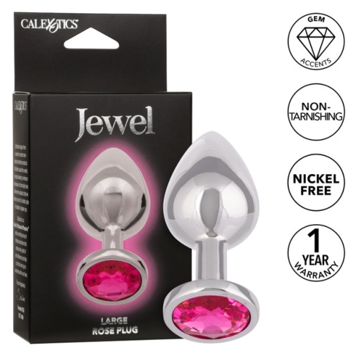 CEN - Jewel Rose Anal Plug L - Pink photo