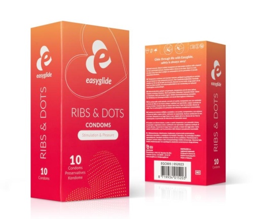 EasyGlide -扭紋及凸點避孕套 10片裝 照片