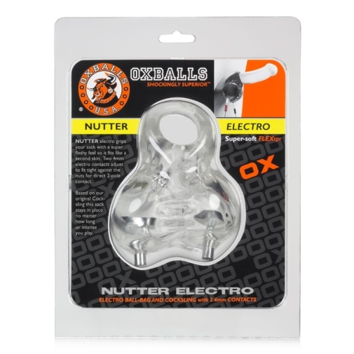 Oxballs - Nutter Electro Cocksling - Clear photo