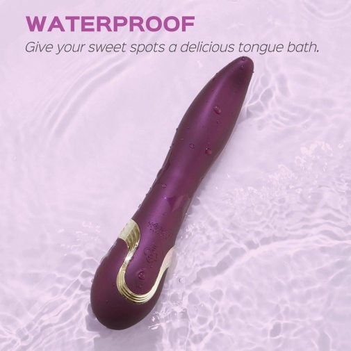 Honey Play Box - Fling App Licking Vibrator - Purple photo