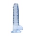 RealRock - 7" Realistic Dildo w Balls - Blue photo-3