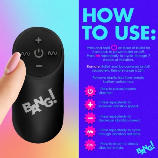 Bang! - 彩虹色震動後庭塞 照片