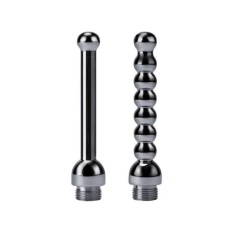 Prowler - Anal Shower Heads - Black/Silver photo