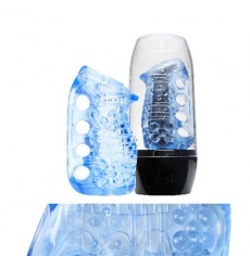 Fleshlight - Fleshskins Grip 指握形冰藍自慰套 照片
