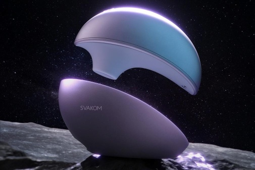 SVAKOM - Pulse Galaxie APP Stimulator w Projector - Metal Lilac photo