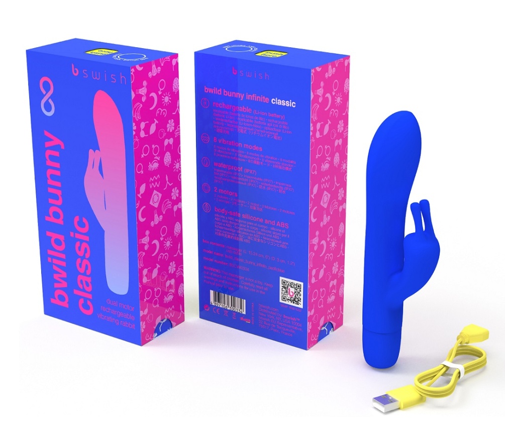 Bready, bwild, byou…
Meet the ‘og’ of pleasure, bwild bunn... B Swish - Infinite Bwild Rabbit Vibrator - Pacific Blue photo-6