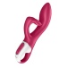 Satisfyer - Embrace Me 兔子震動棒 - 莓紅色 照片
