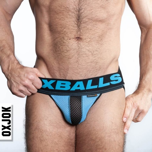 Oxjok - Airmesh Jockstrap w Ring - Blue Sky - M photo