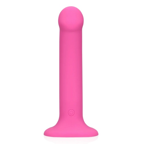 Loveline - Non-Phallic Vibro Dildo M - Powerful Pink photo