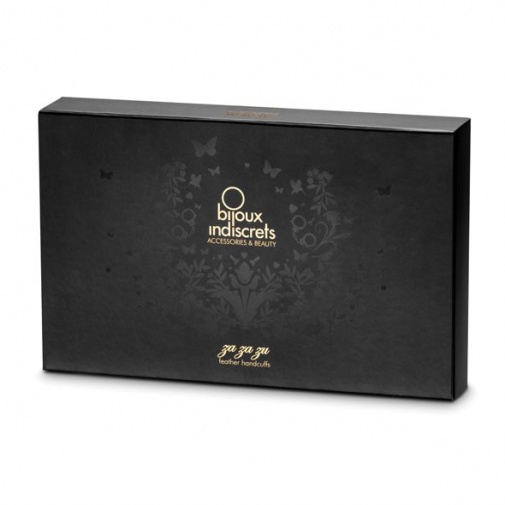 Bijoux Indiscrets - Za Za Zu Feather Handcuffs - Black photo