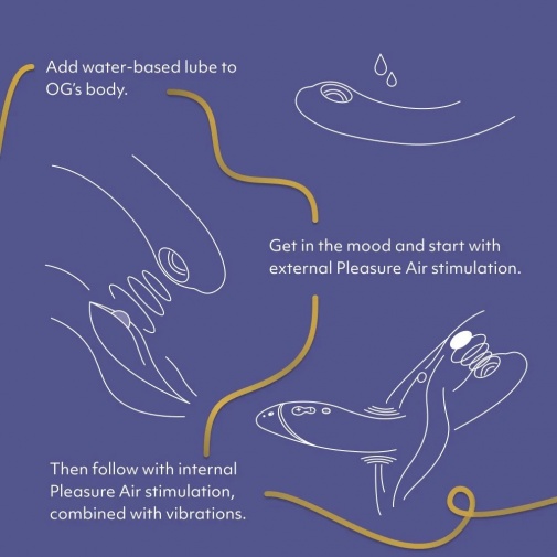 Womanizer - OG Pleasure Air G-Spot Vibrator - Lilac photo