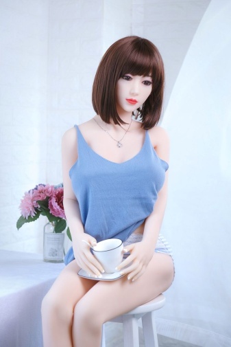 Rikka Curvy Asian Realistic Sex Doll, Big Breasts, Ultra Soft TPE 158 cm (5'2 ft) photo