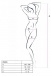 Passion - Bodystocking BS085 - Black photo-7
