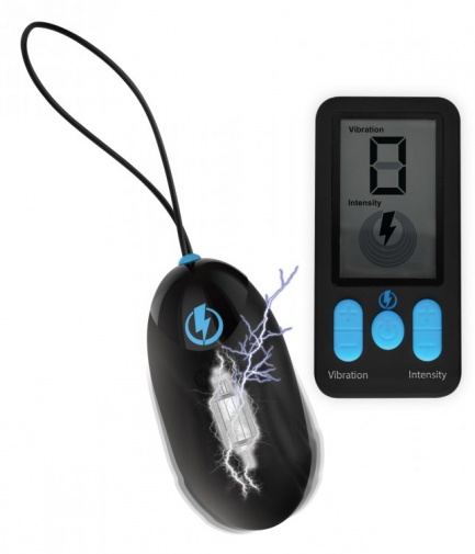 Zeus Electrosex - E-Stim Pro Vibro Egg - Black photo