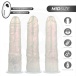 Cock Miller - 20.5cm 可遙控 發光震動假陽具 - 珍珠色 照片-4