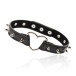Master Series - Spiked Heart Choker - Black photo