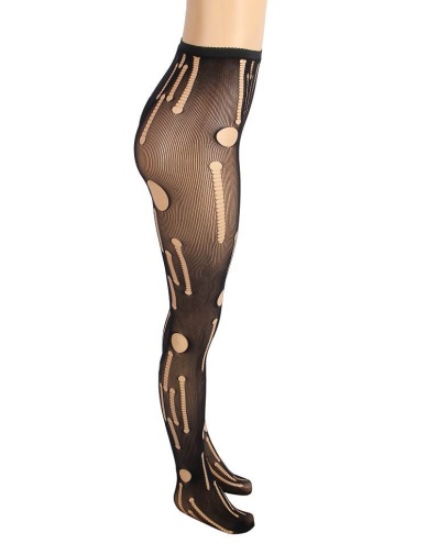 Ohyeah - Sexy Torn Pantyhose - Black - S photo