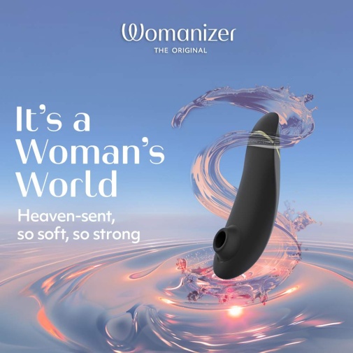 Womanizer - Premium 2  陰蒂吸啜器 - 黑色 照片