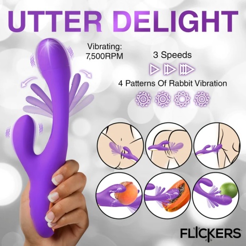 Inmi - Tri-Flick Rabbit Vibe - Purple photo