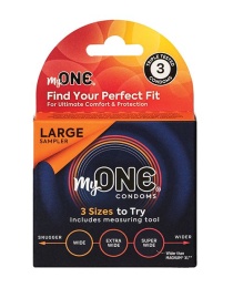 One Condoms - 大型採樣避孕套 3件裝 照片
