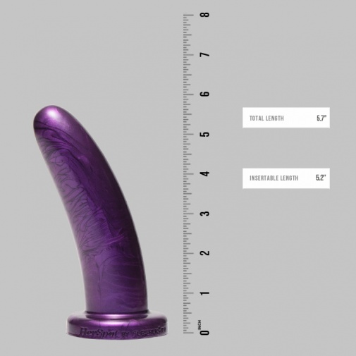 Fleshlight - HerSpot 假阳具 中码 - 梅兰紫 照片