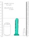 RealRock - 6" Straight Realistic Dildo - Green photo-7
