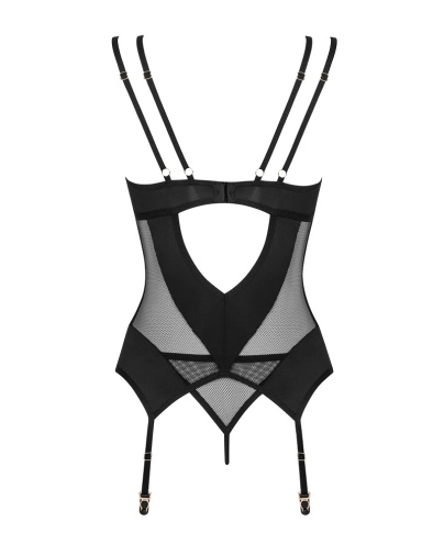 Obsessive - Nesari Corset - Black - M/L photo