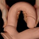 Lovetoy - 12" 巨型雙頭仿真陽具 - 肉色 照片-7