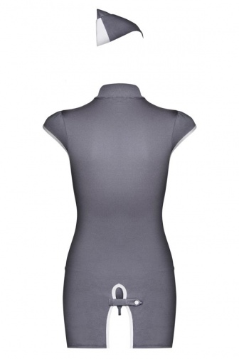 Obsessive - Stewardess Costume - Gray - S/M photo