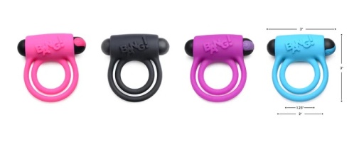 Bang! - 28X Vibro Cock Ring - Blue photo