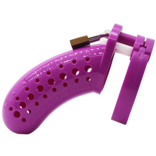 FAAK - Plastic Chastity Cage 23 - Purple photo