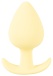 Cuties - Thick Mini Butt Plug - Yellow photo