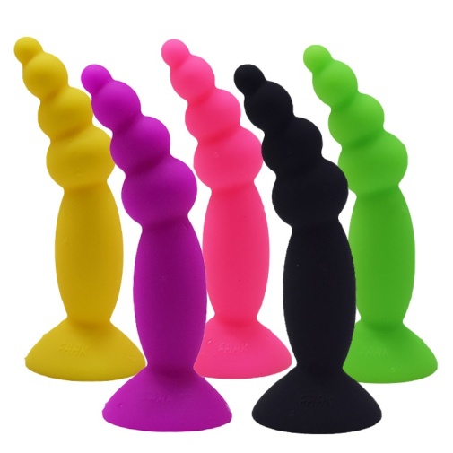 FAAK - Silicone Mini Anal Beads - Purple photo