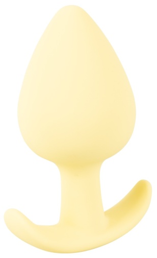 Cuties - Thick Mini Butt Plug - Yellow photo