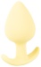 Cuties - Thick Mini Butt Plug - Yellow photo-5