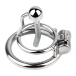 FAAK - Chastity Cage w Urethral Plug - Silver photo-10
