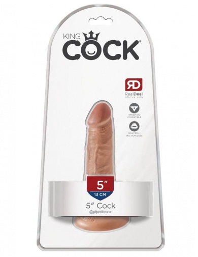 King Cock - Cock 5″ - Caramel photo